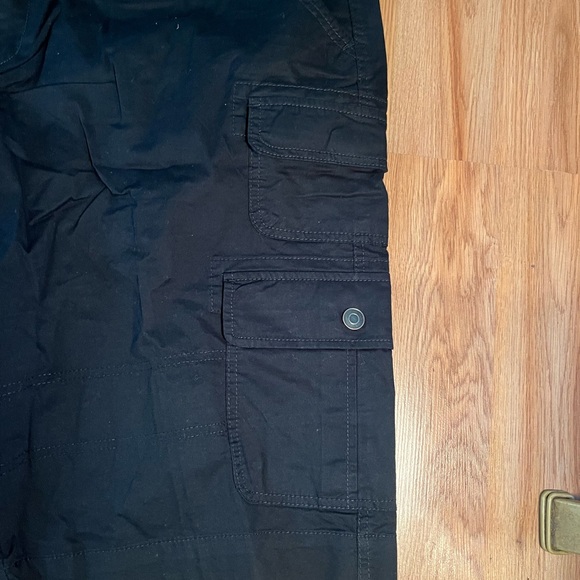 George men’s black dress pant cargo shorts size 46 new with tags - Picture 2 of 7